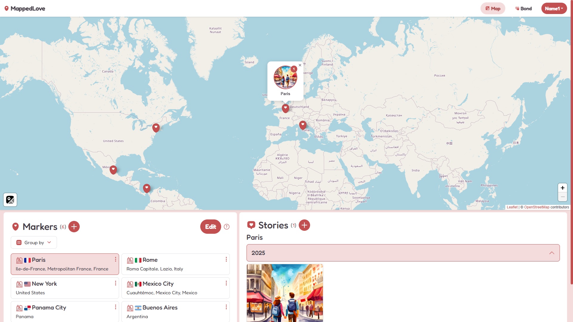 Map dashboard Map dashboard