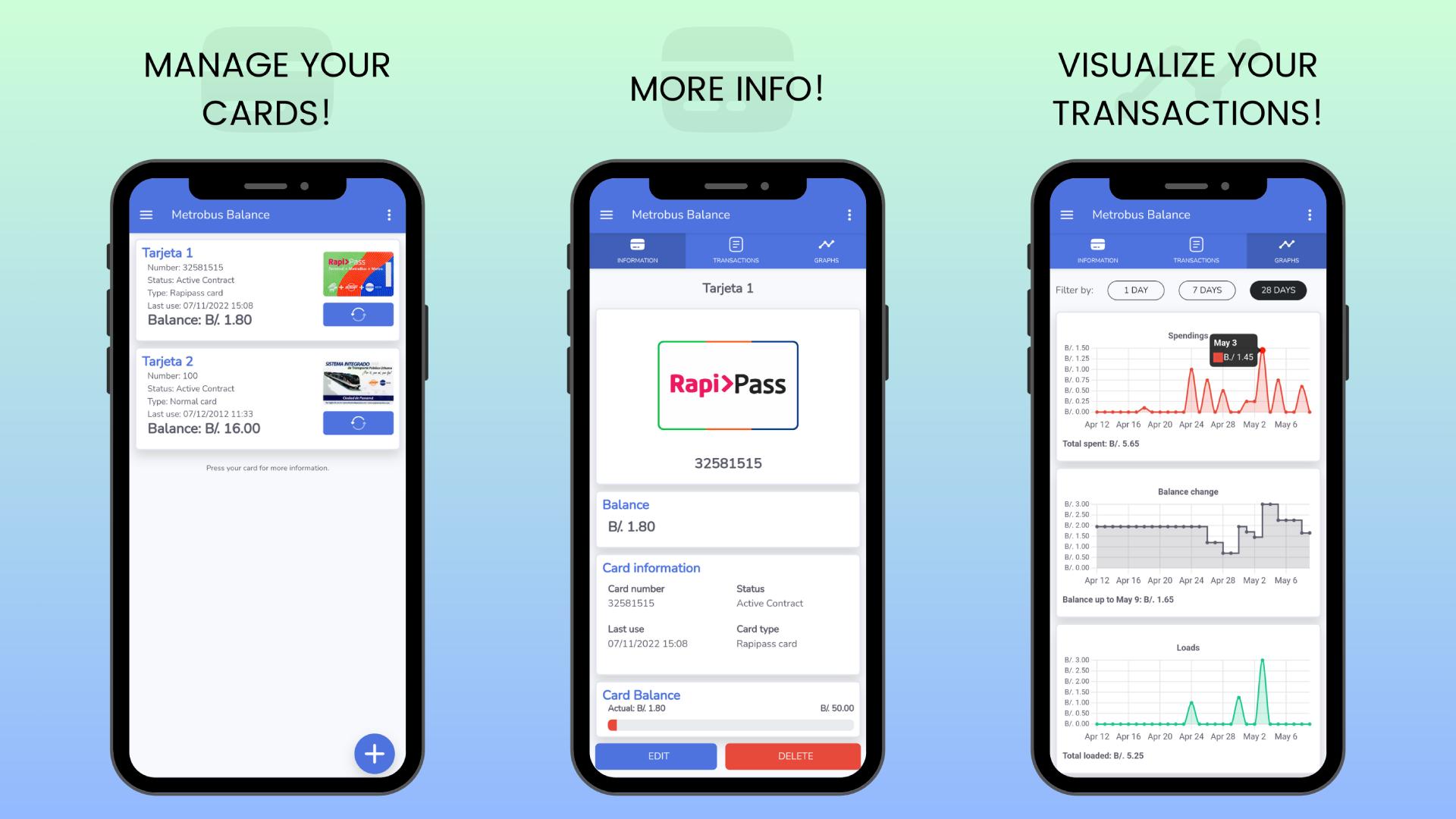 Mobile: App screenshots Mobile: App screenshots